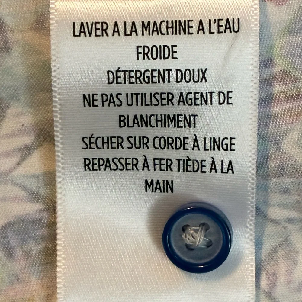 ROBERT GRAHAM Abstract Print Classic Fit Short Sleeve Button Front Shirt 2XL - Picture 9 of 9